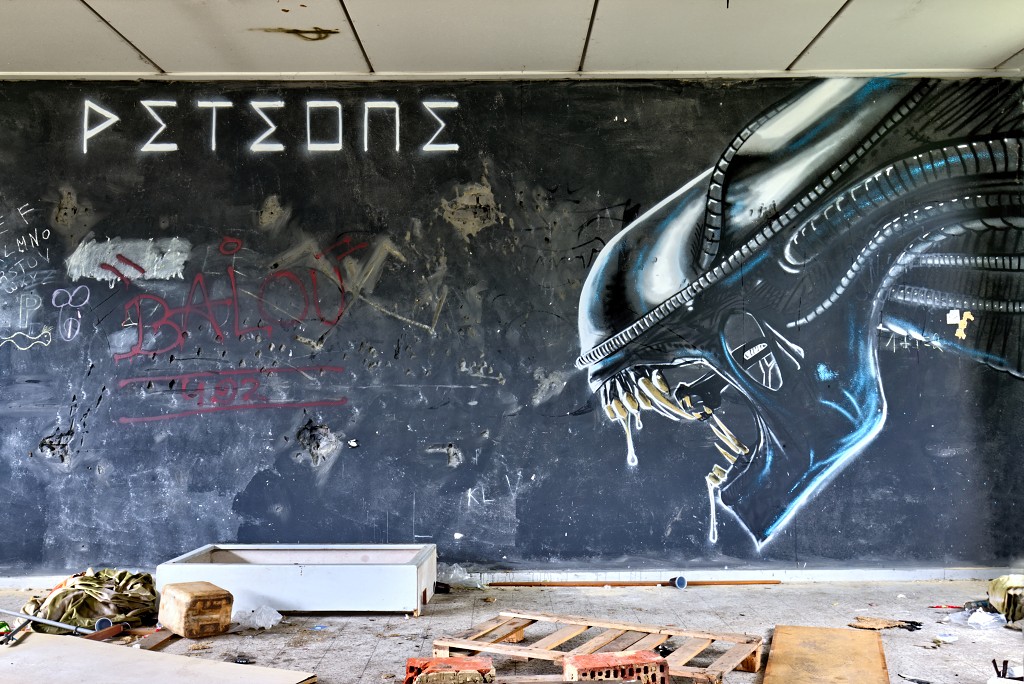 graffiti pete one urbex hdr art kunstwerk kunst mural murals belgie straatkunst